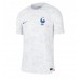 Camiseta Francia Kingsley Coman #20 Segunda Equipación Replica Mundial 2022 mangas cortas